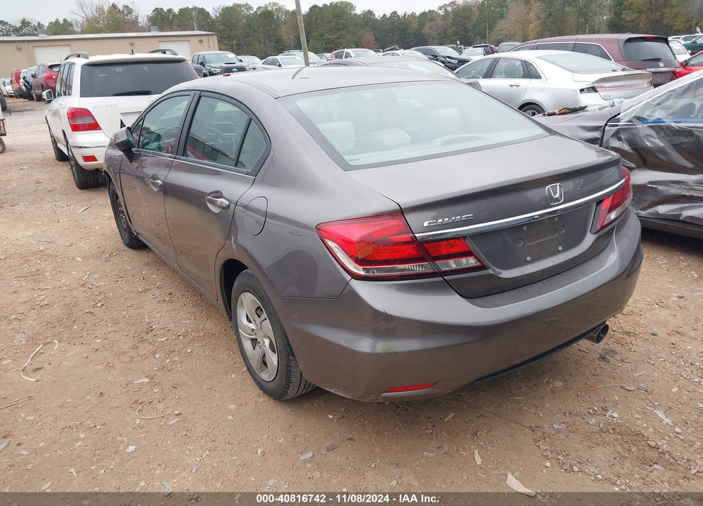 2013 HONDA CIVIC LX VIN: 19XFB2F51DE240819