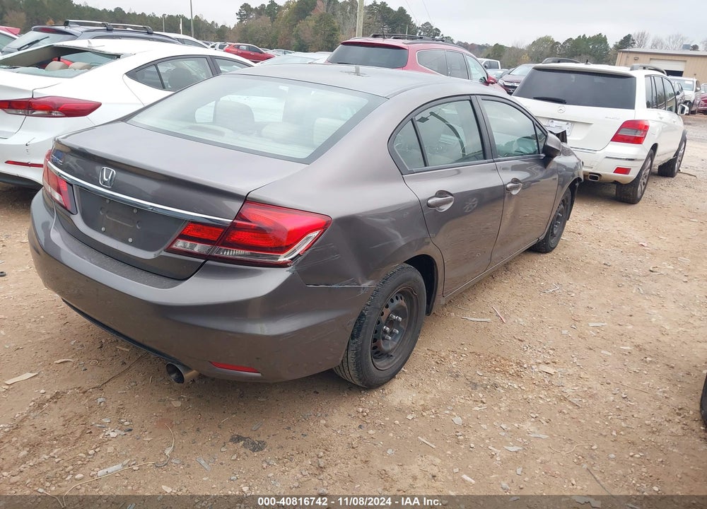 2013 HONDA CIVIC LX VIN: 19XFB2F51DE240819