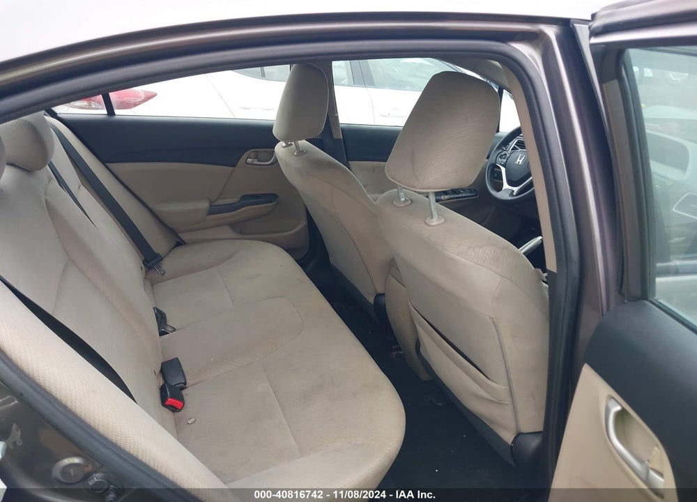 2013 HONDA CIVIC LX VIN: 19XFB2F51DE240819
