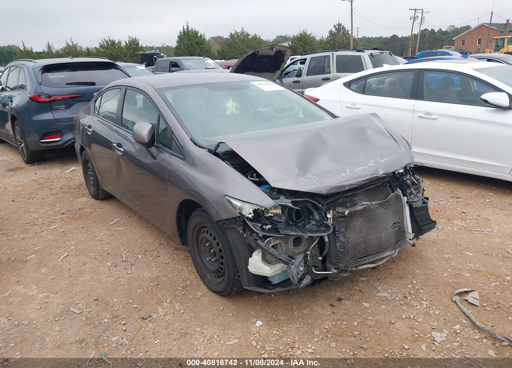 2013 HONDA CIVIC LX VIN: 19XFB2F51DE240819