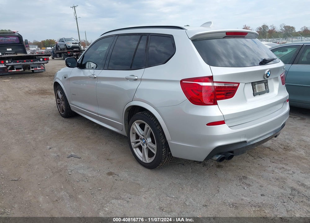 2013 BMW X3 XDRIVE28I VIN: 5UXWX9C57D0A24448