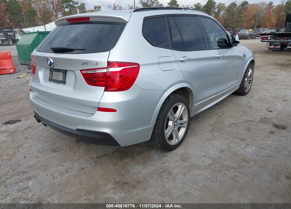 2013 BMW X3 XDRIVE28I VIN: 5UXWX9C57D0A24448