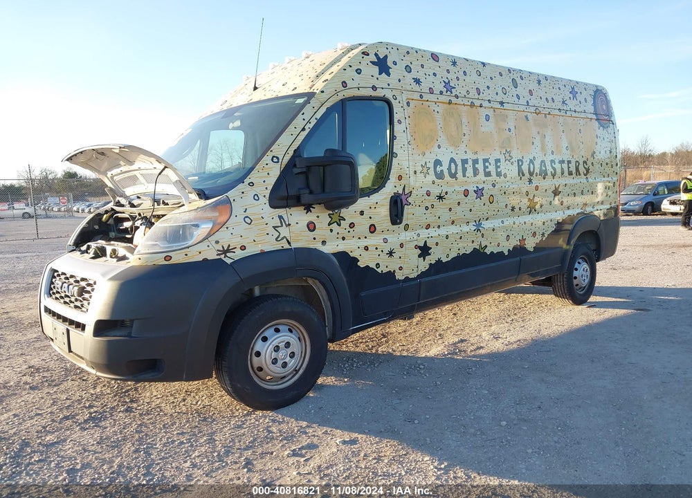 2021 RAM PROMASTER 2500 HIGH ROOF 159 WB VIN: 3C6LRVDG5ME543923