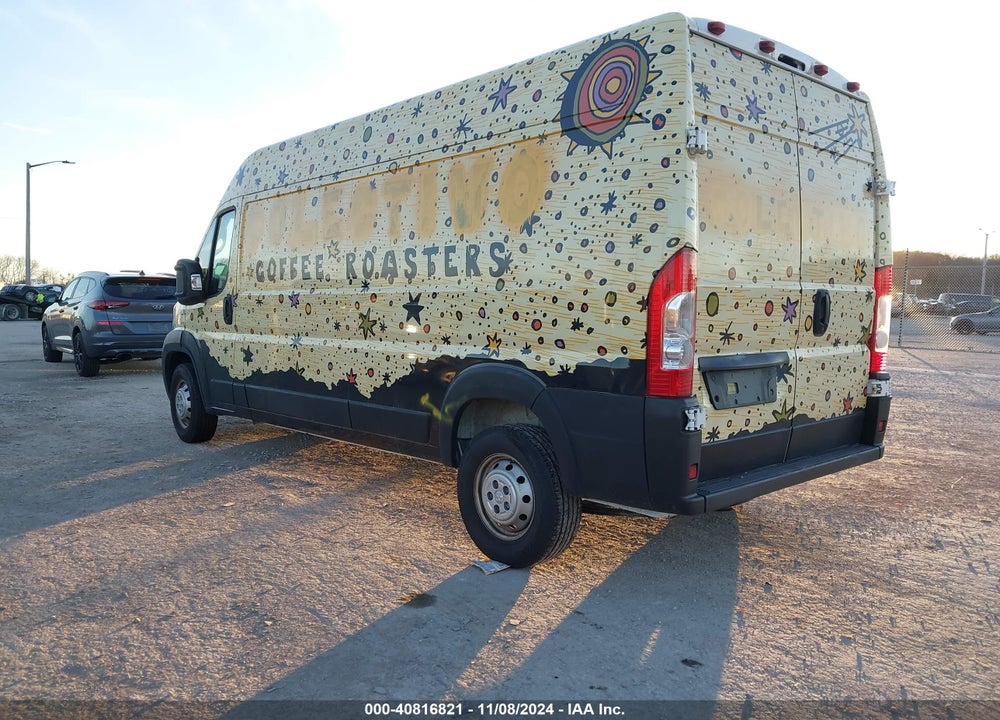 2021 RAM PROMASTER 2500 HIGH ROOF 159 WB VIN: 3C6LRVDG5ME543923