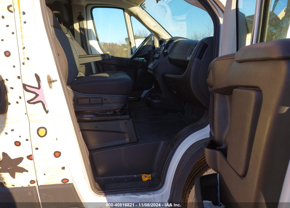 2021 RAM PROMASTER 2500 HIGH ROOF 159 WB VIN: 3C6LRVDG5ME543923
