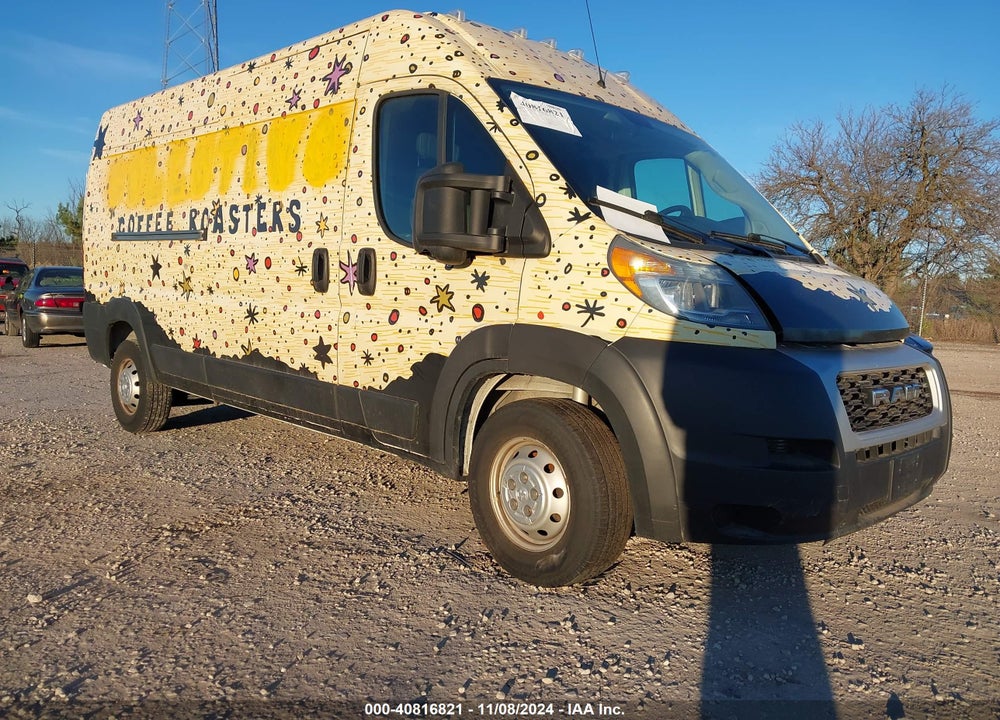 2021 RAM PROMASTER 2500 HIGH ROOF 159 WB VIN: 3C6LRVDG5ME543923