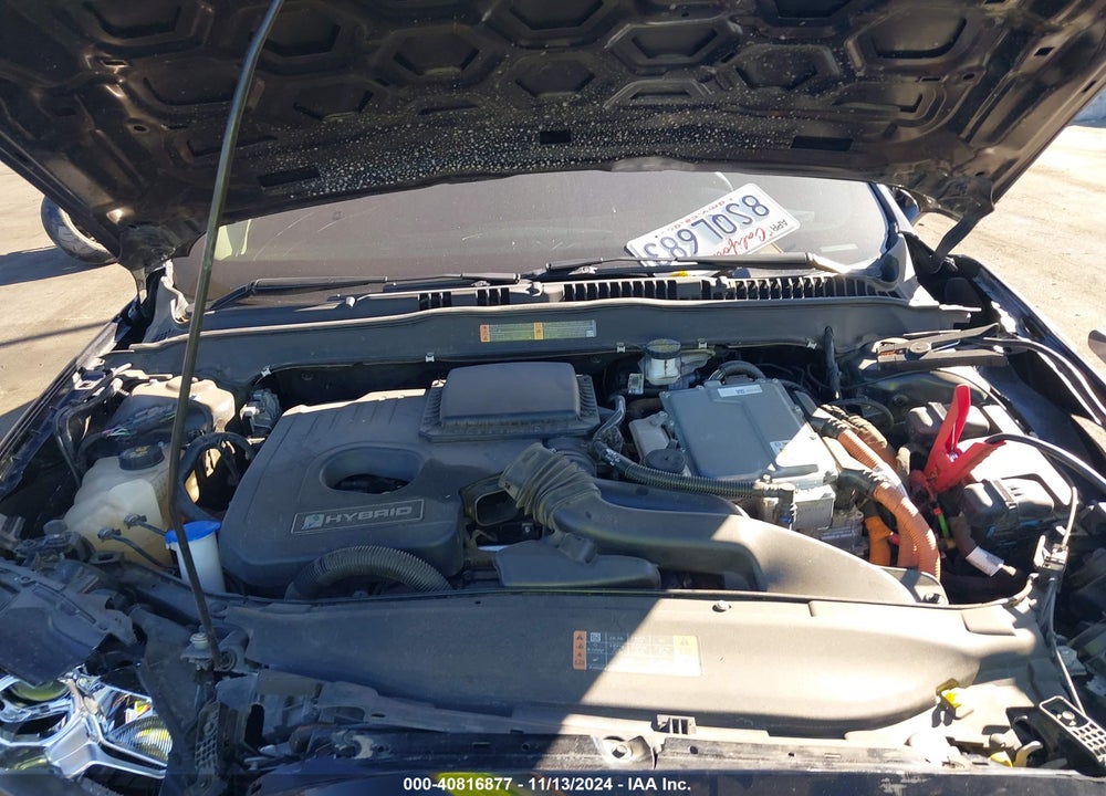 2019 FORD FUSION HYBRID SE VIN: 3FA6P0LU7KR220734