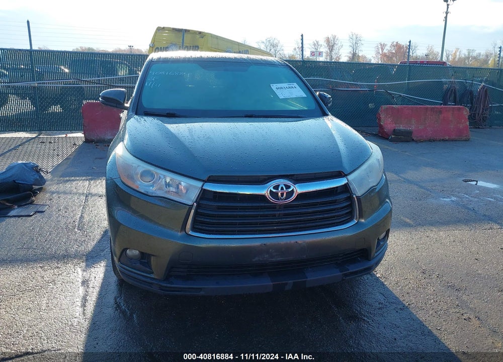 2014 TOYOTA HIGHLANDER VIN: 5TDBKRFH0ES050843