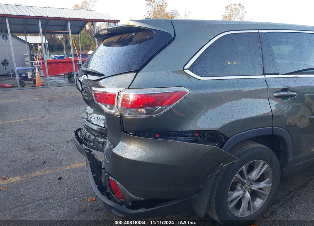 2014 TOYOTA HIGHLANDER VIN: 5TDBKRFH0ES050843