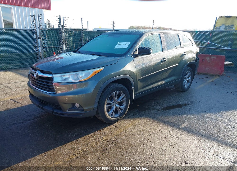 2014 TOYOTA HIGHLANDER VIN: 5TDBKRFH0ES050843