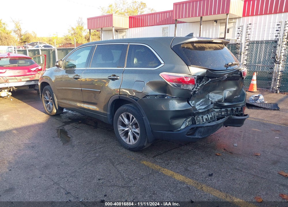 2014 TOYOTA HIGHLANDER VIN: 5TDBKRFH0ES050843