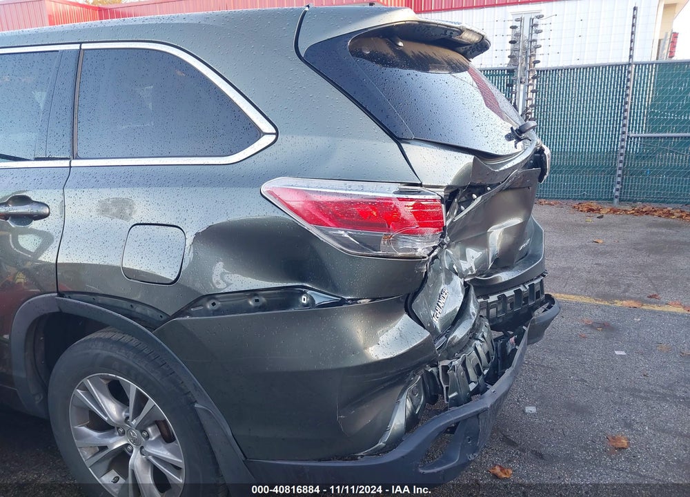 2014 TOYOTA HIGHLANDER VIN: 5TDBKRFH0ES050843