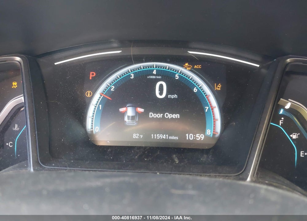 2019 HONDA CIVIC EX VIN: SHHFK7H67KU223483