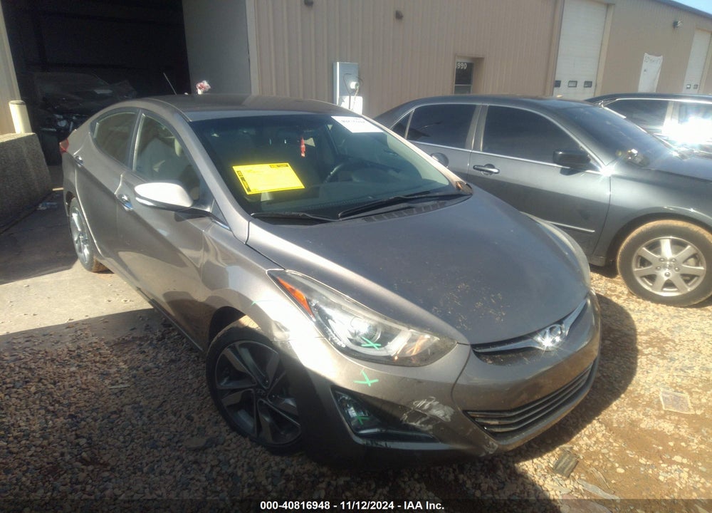 2016 HYUNDAI ELANTRA LIMITED VIN: 5NPDH4AE2GH782455