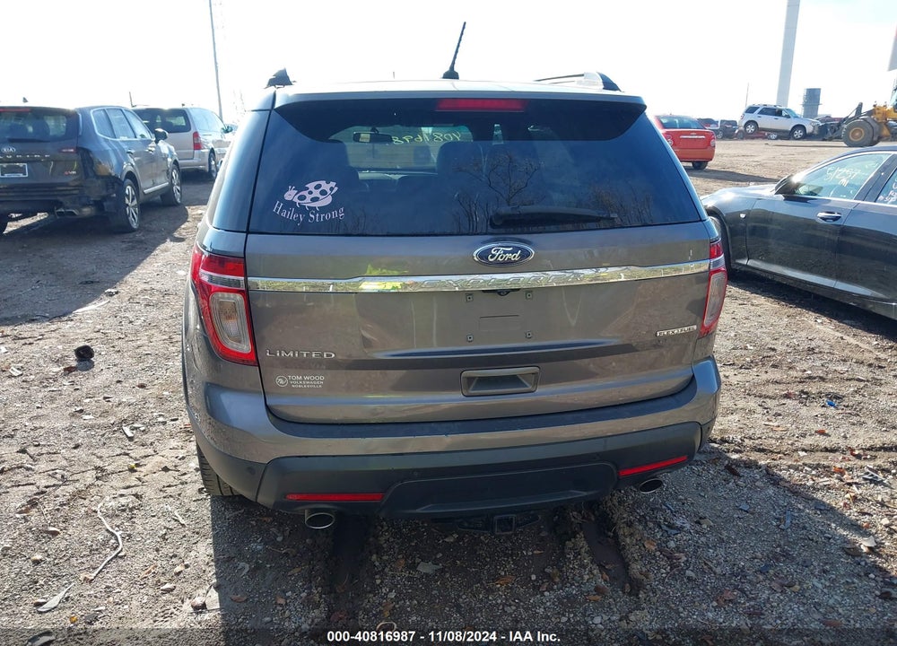 2013 FORD EXPLORER LIMITED VIN: 1FM5K7F8XDGC72490