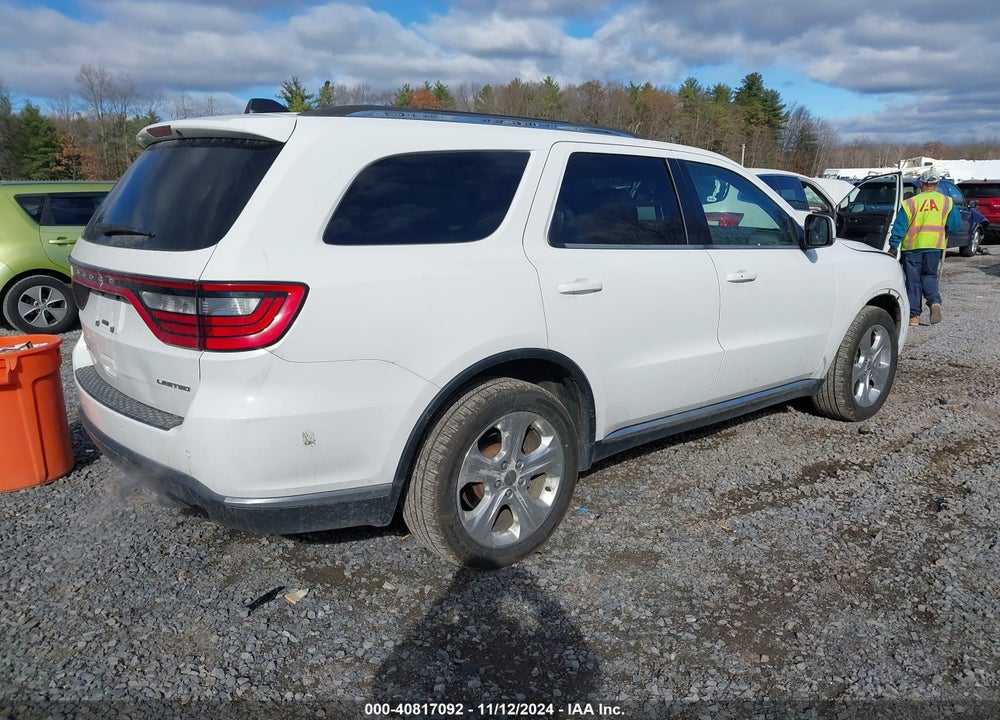2014 DODGE DURANGO LIMITED VIN: 1C4RDJDG0EC520441