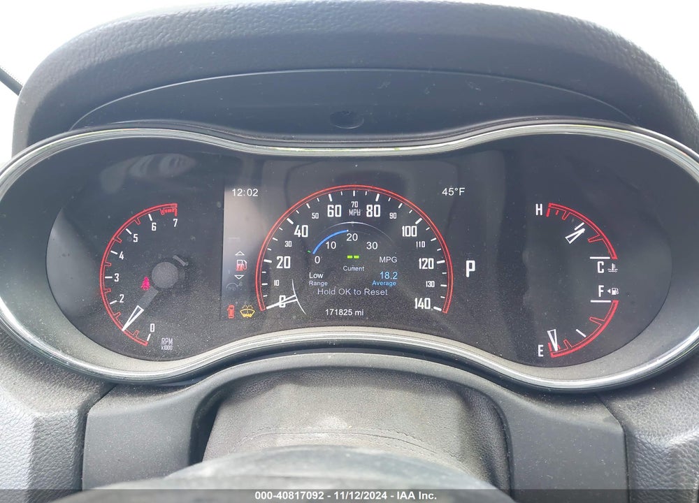 2014 DODGE DURANGO LIMITED VIN: 1C4RDJDG0EC520441