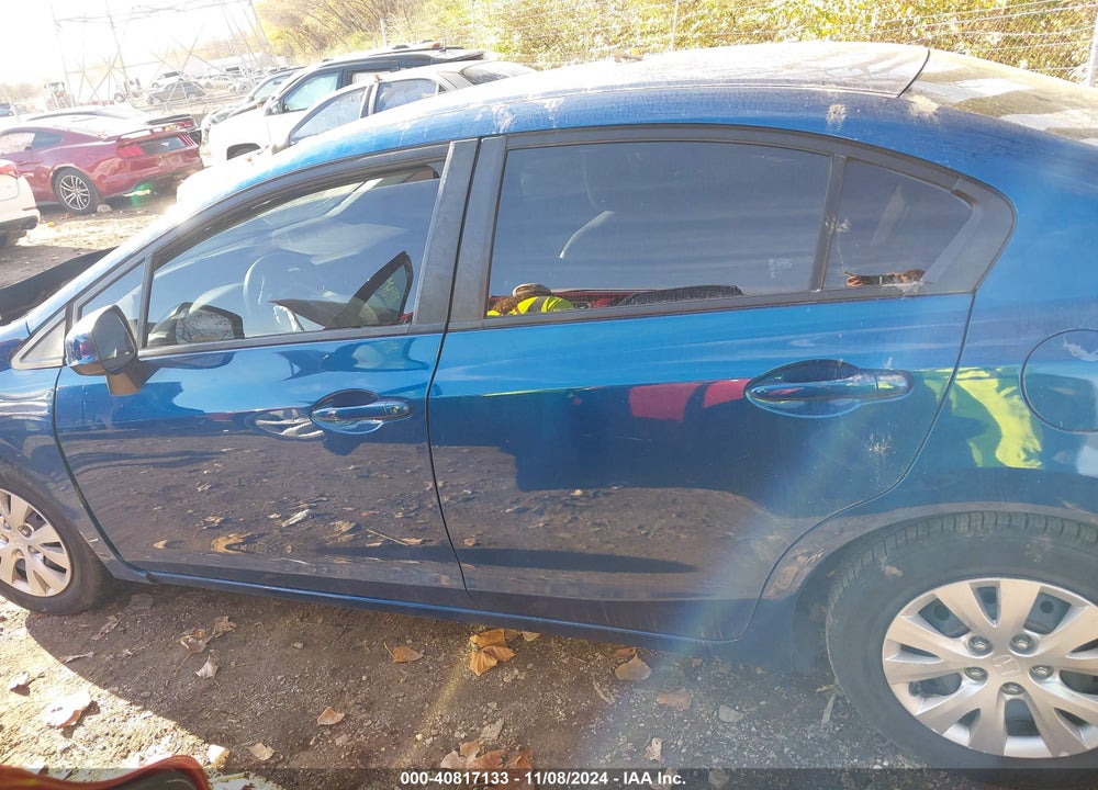 2012 HONDA CIVIC LX VIN: 19XFB2F53CE031726