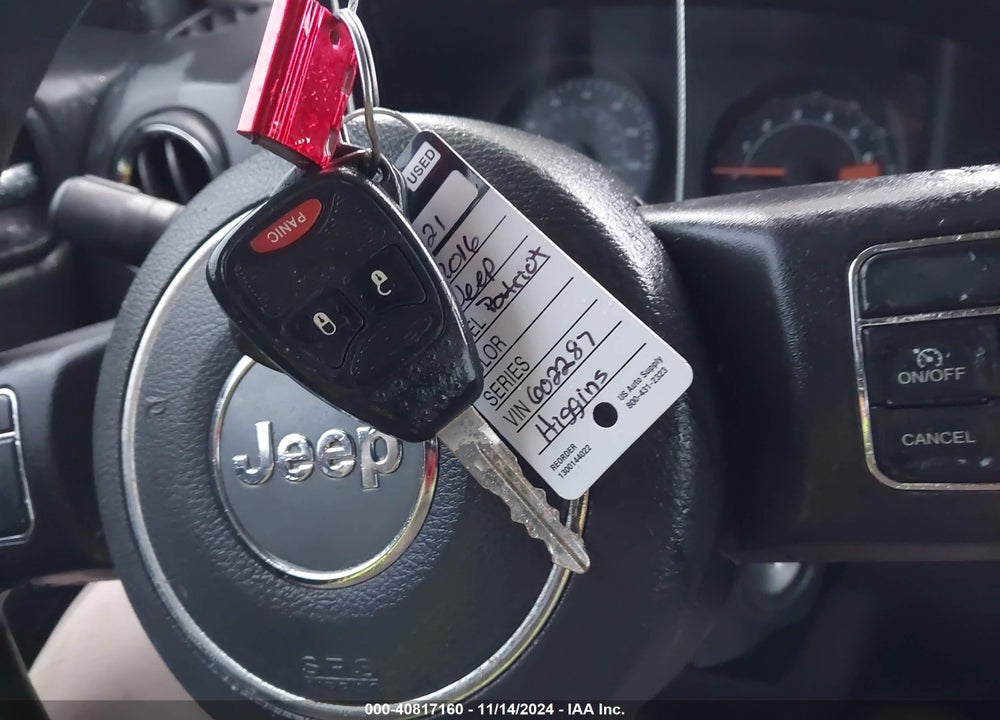 2016 JEEP PATRIOT SPORT VIN: 1C4NJPBB1GD602287