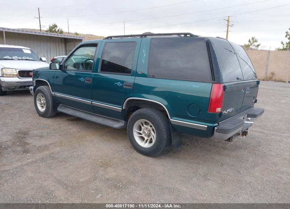 1999 GMC YUKON SLE VIN: 1GKEK13R2XJ785520
