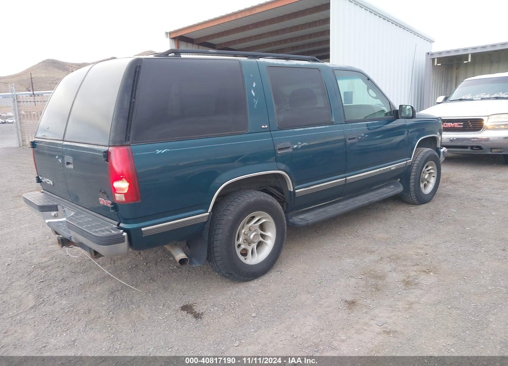 1999 GMC YUKON SLE VIN: 1GKEK13R2XJ785520