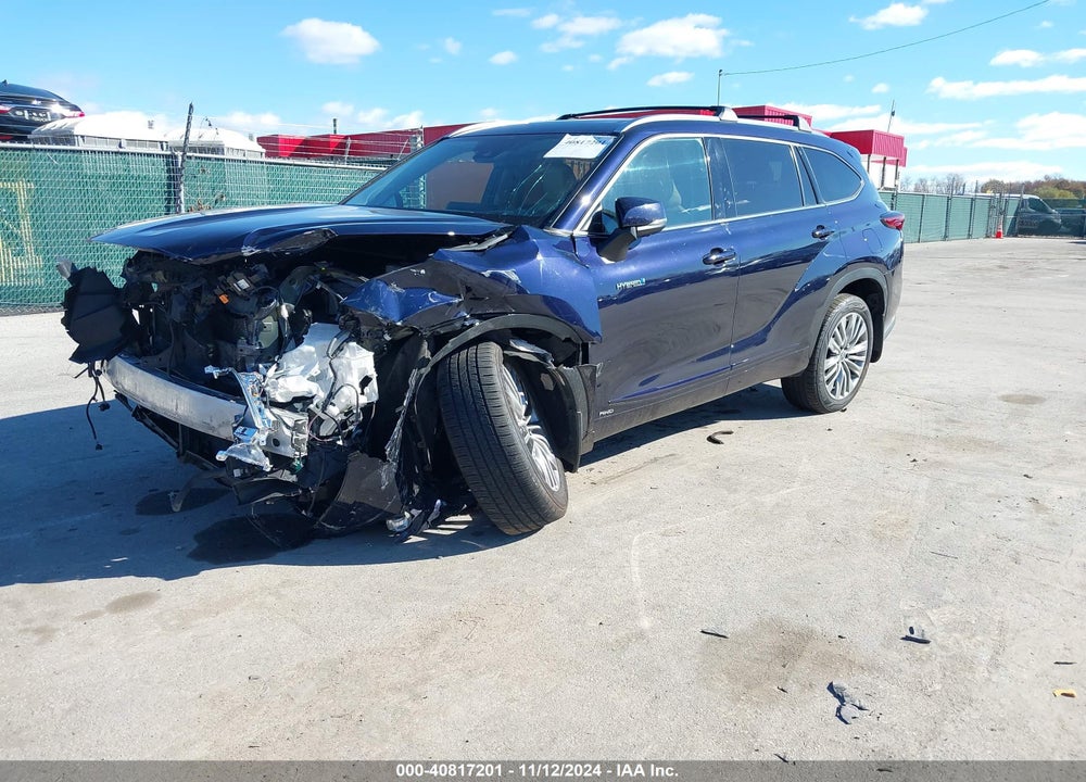2021 TOYOTA HIGHLANDER HYBRID PLATINUM VIN: 5TDEBRCH1MS015793
