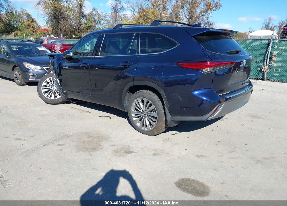 2021 TOYOTA HIGHLANDER HYBRID PLATINUM VIN: 5TDEBRCH1MS015793