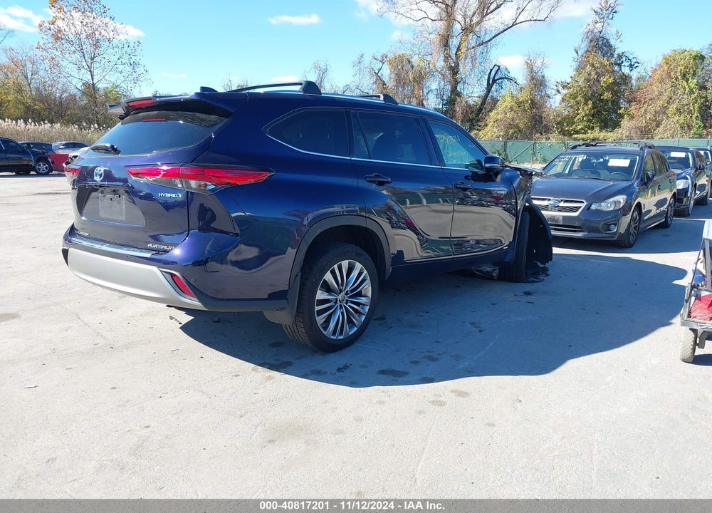 2021 TOYOTA HIGHLANDER HYBRID PLATINUM VIN: 5TDEBRCH1MS015793
