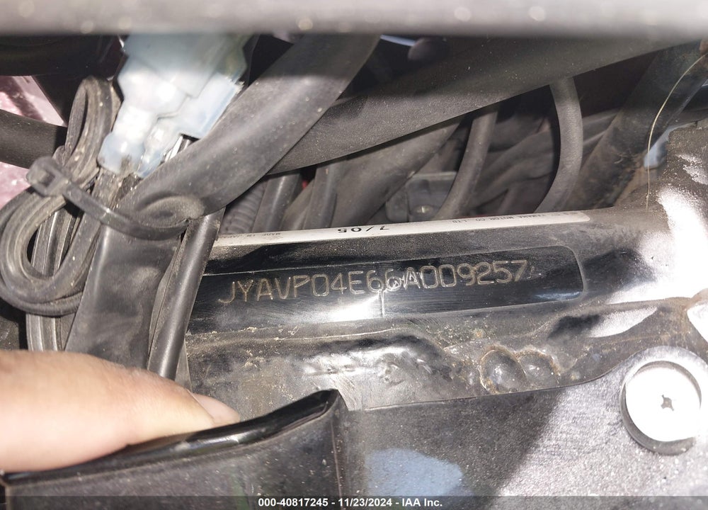 2006 YAMAHA XVZ13 TF VIN: JYAVP04E66A009257