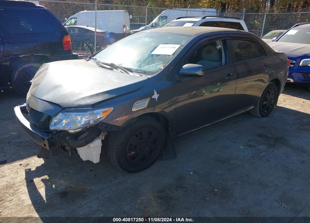 2009 TOYOTA COROLLA LE VIN: 2T1BU40E59C058673