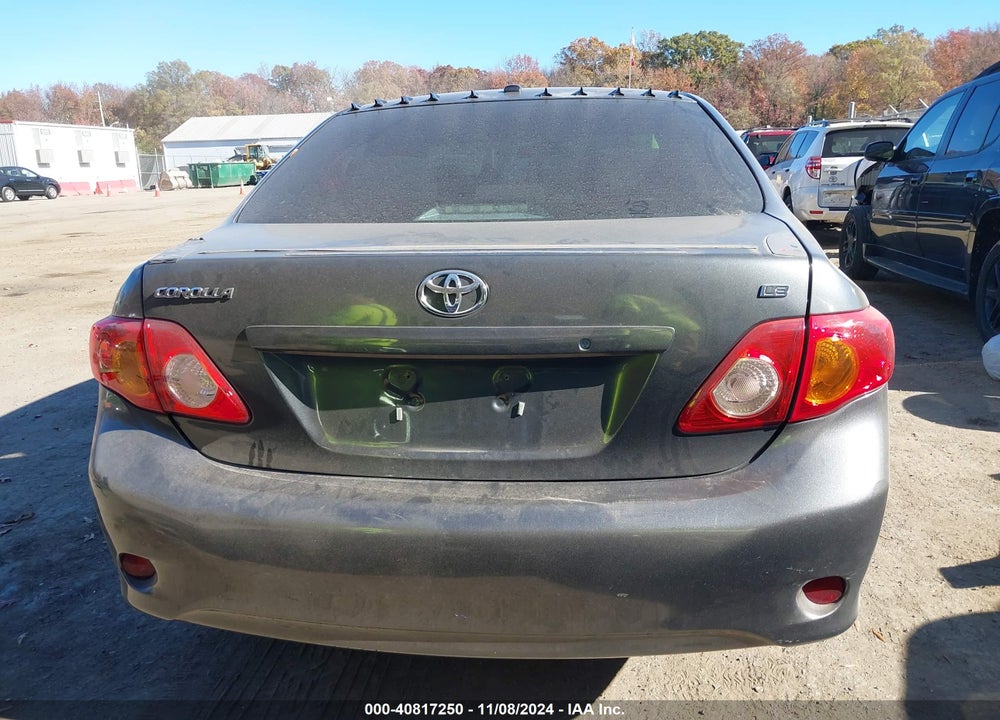 2009 TOYOTA COROLLA LE VIN: 2T1BU40E59C058673