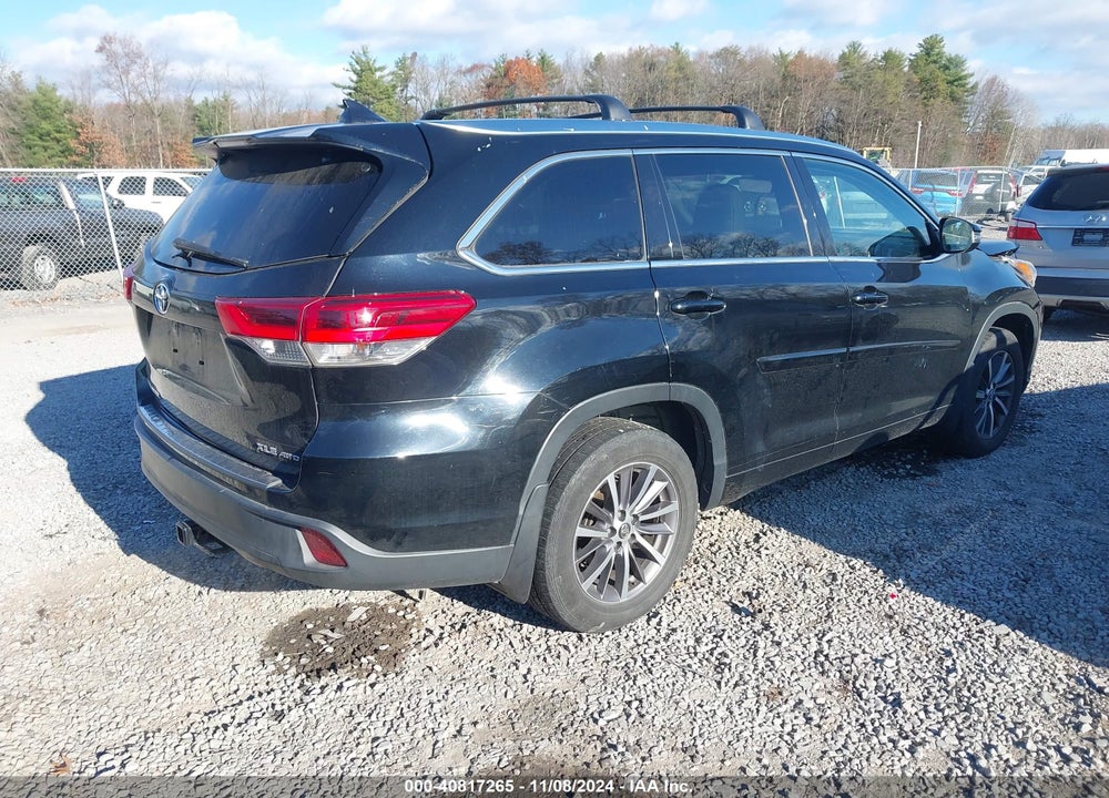 2017 TOYOTA HIGHLANDER XLE VIN: 5TDJZRFH5HS464616
