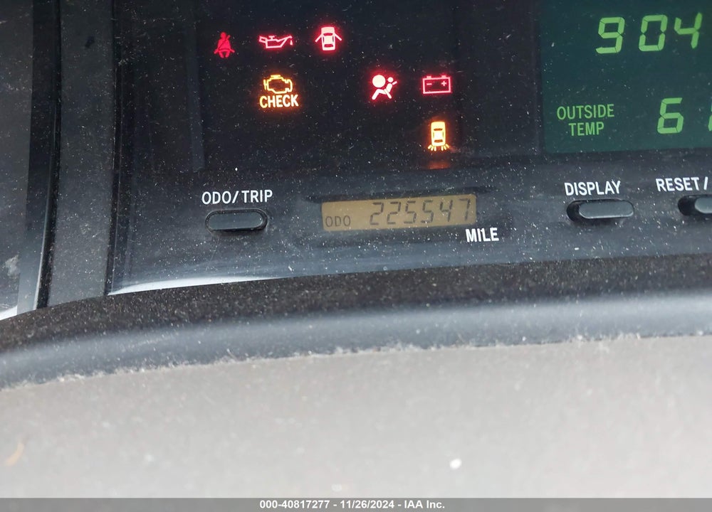 2000 TOYOTA AVALON XLS VIN: 4T1BF28B7YU085489