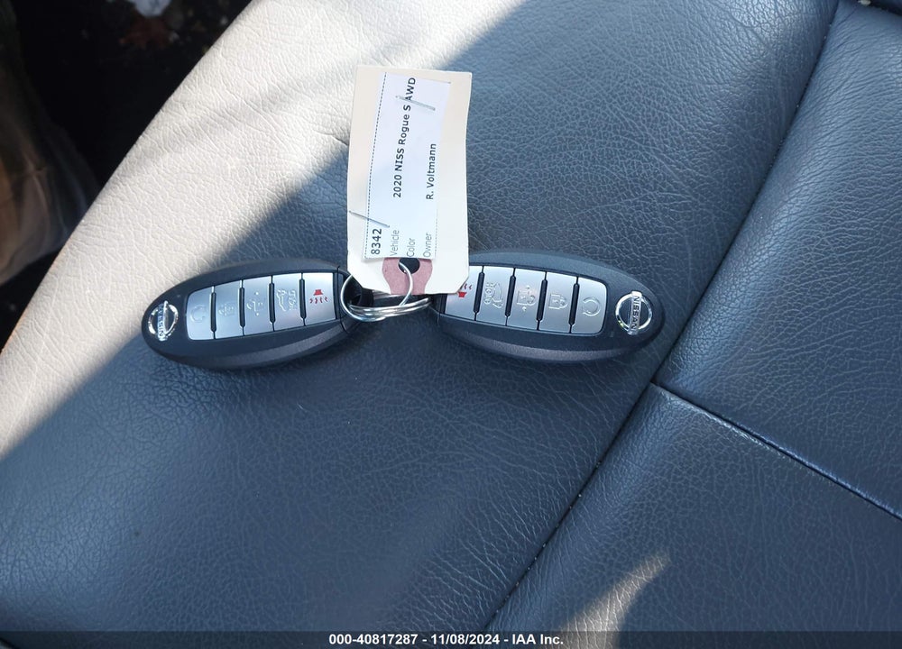 2020 NISSAN ROGUE SV FWD VIN: JN8AT2MT6LW033764