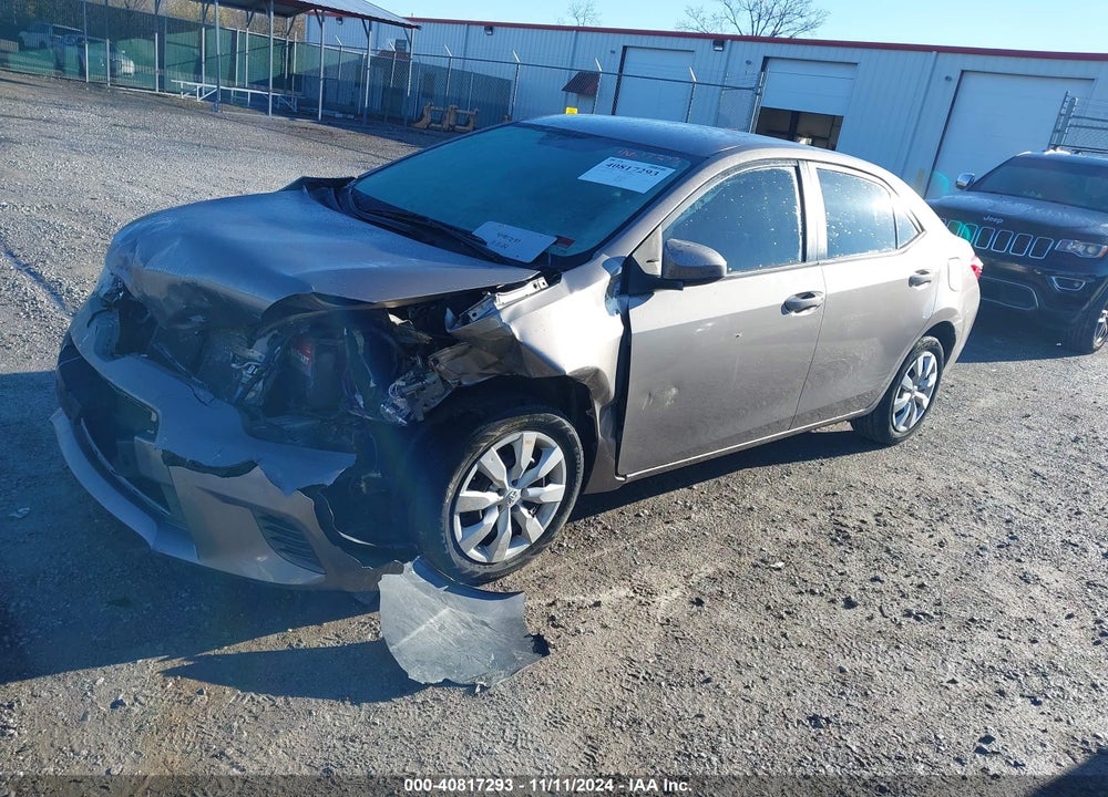2016 TOYOTA COROLLA LE VIN: 2T1BURHE4GC641752