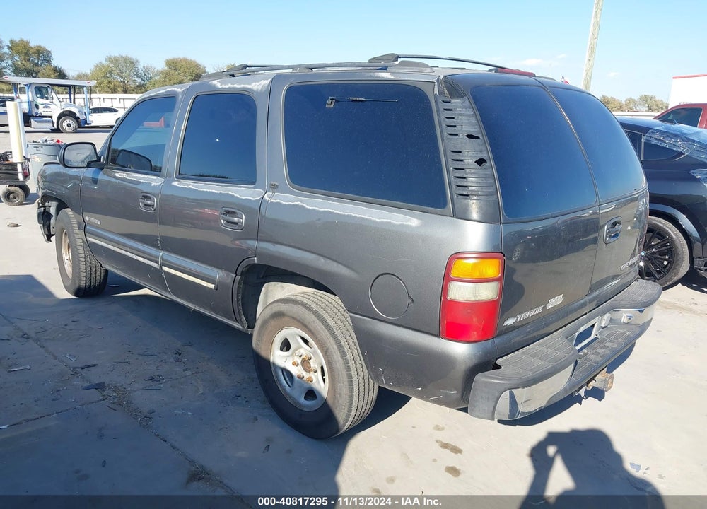 2000 CHEVROLET TAHOE ALL NEW LT VIN: 1GNEK13T8YJ157493