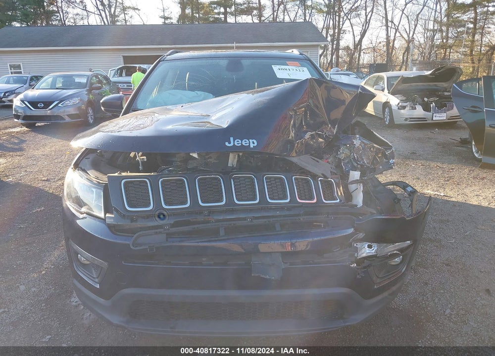 2018 JEEP COMPASS LATITUDE 4X4 VIN: 3C4NJDBB1JT434151