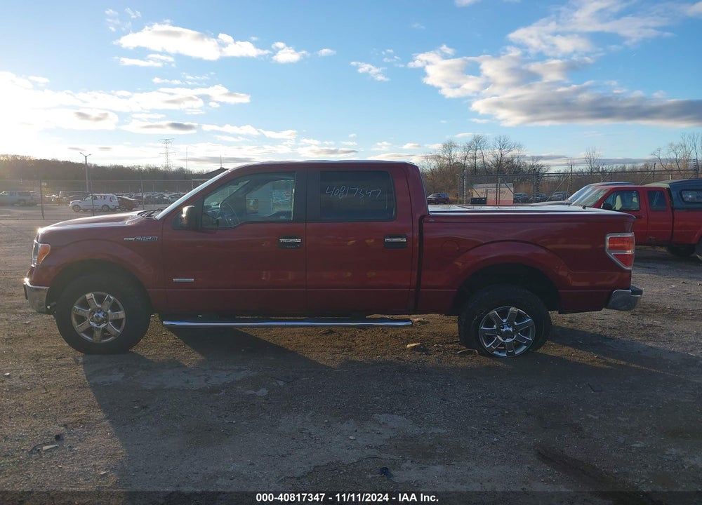 2013 FORD F-150 XLT VIN: 1FTFW1ET4DFC86892