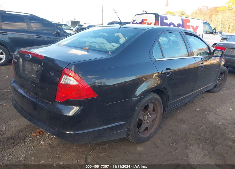 2011 FORD FUSION SE VIN: 3FAHP0HA9BR202789