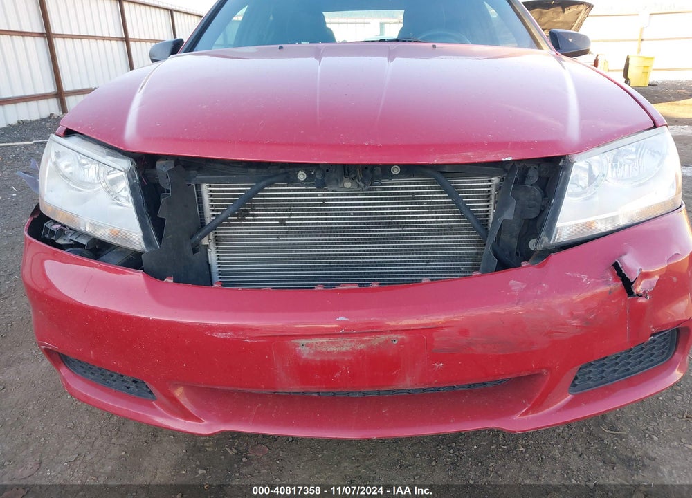 2014 DODGE AVENGER SE VIN: 1C3CDZAG6EN110454