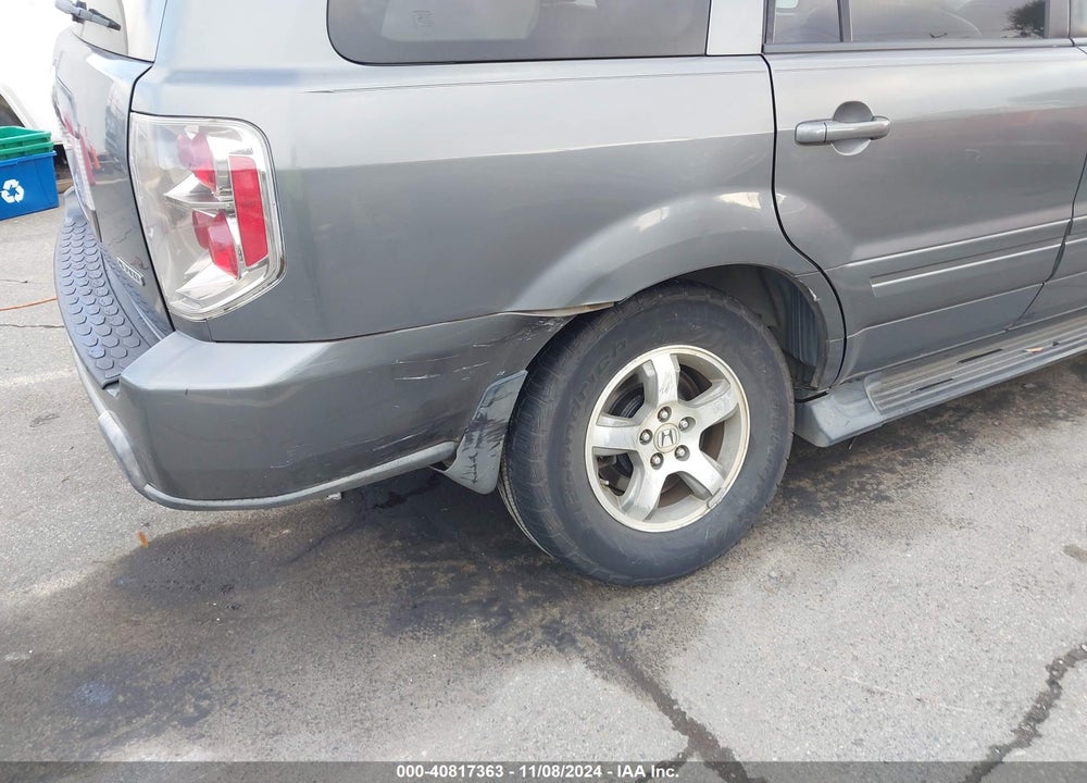 2008 HONDA PILOT EX-L VIN: 5FNYF18648B019583