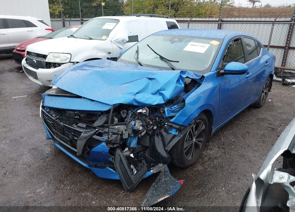 2021 NISSAN SENTRA SV XTRONIC CVT VIN: 3N1AB8CV8MY227911