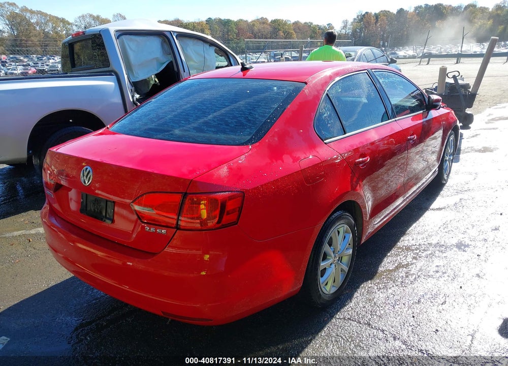 2012 VOLKSWAGEN JETTA 2.5L SE VIN: 3VWDX7AJ3CM312518