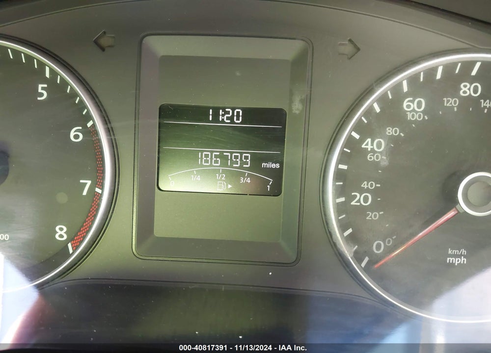 2012 VOLKSWAGEN JETTA 2.5L SE VIN: 3VWDX7AJ3CM312518