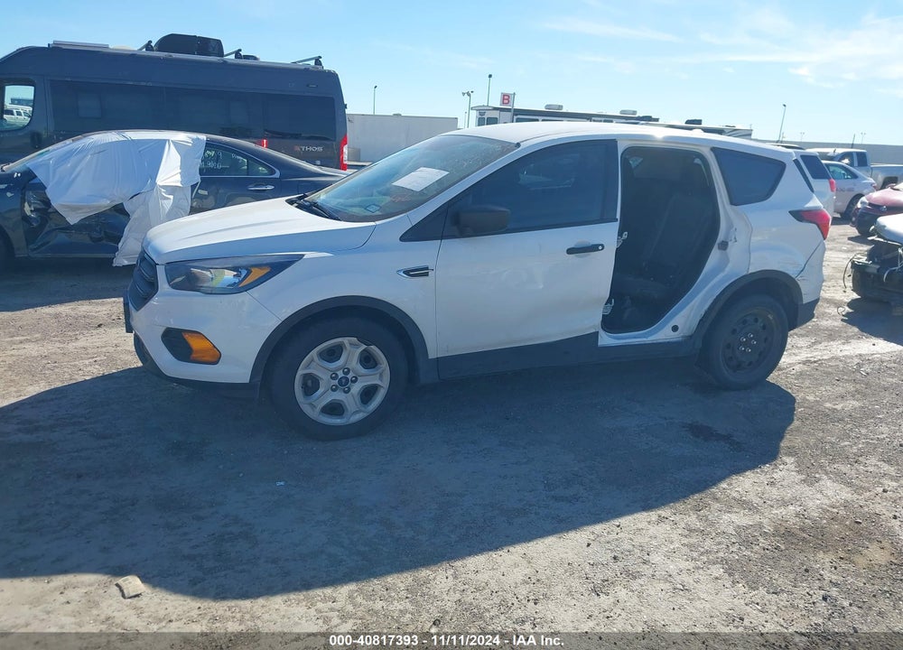 2019 FORD ESCAPE S VIN: 1FMCU0F76KUC25309