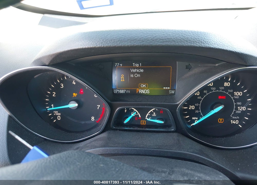 2019 FORD ESCAPE S VIN: 1FMCU0F76KUC25309