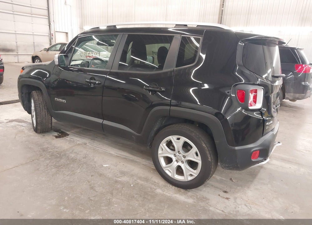 2016 JEEP RENEGADE LIMITED VIN: ZACCJBDT6GPC72602