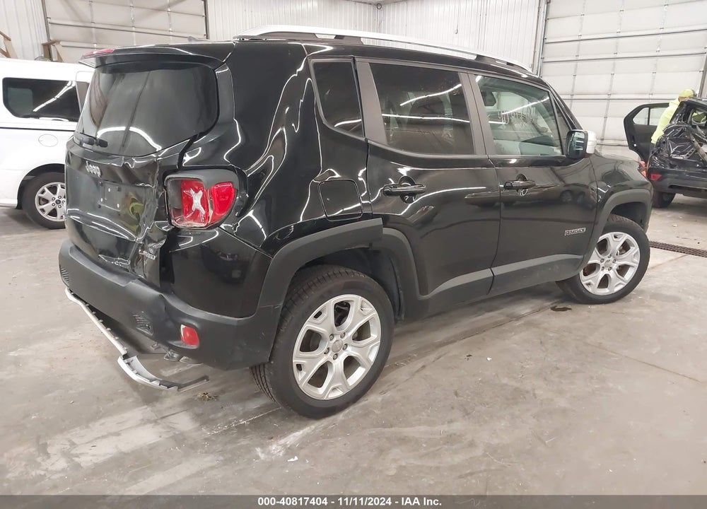 2016 JEEP RENEGADE LIMITED VIN: ZACCJBDT6GPC72602