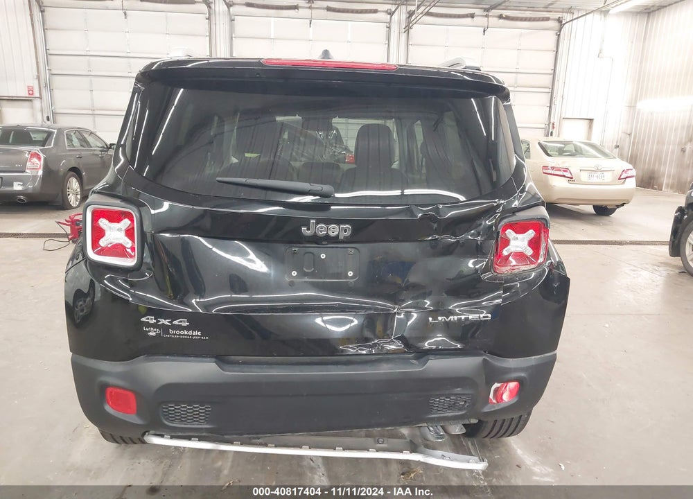 2016 JEEP RENEGADE LIMITED VIN: ZACCJBDT6GPC72602