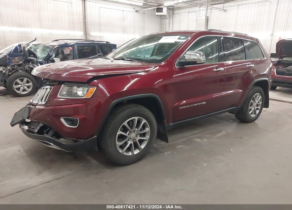 2016 JEEP GRAND CHEROKEE LIMITED VIN: 1C4RJFBG1GC327436